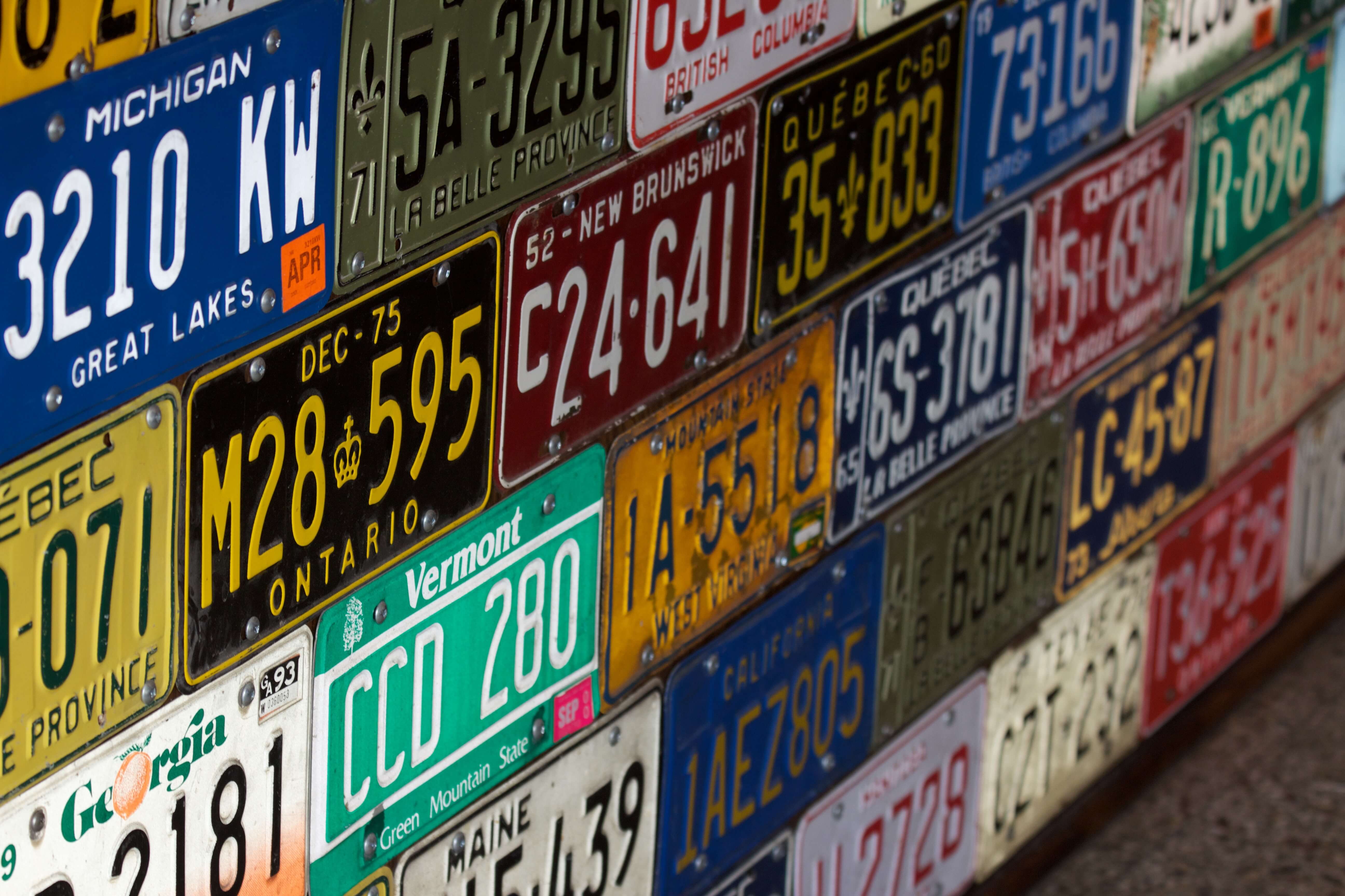 New or Transferred License Plates